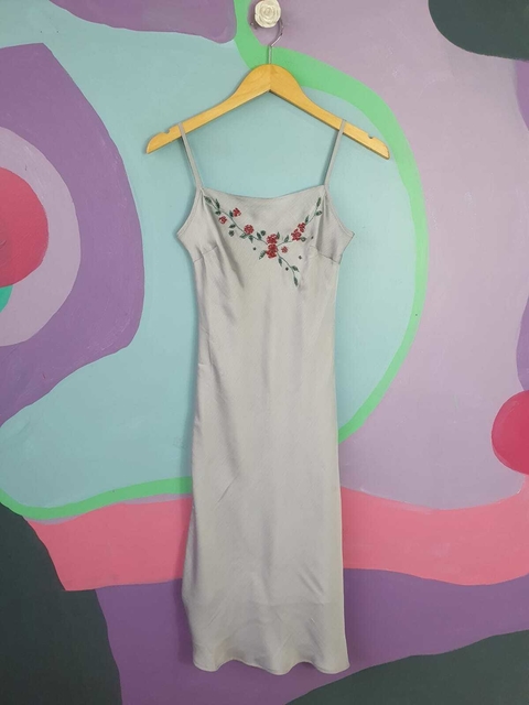 Vestido Longuete Bordado