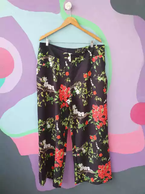 Calça Pantalona Floral Talento