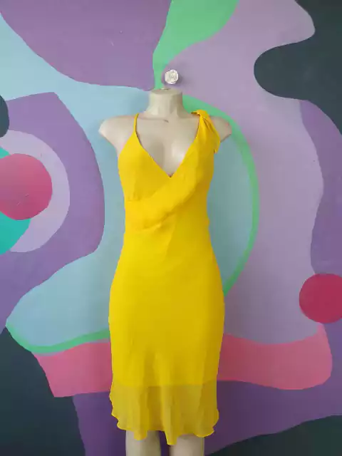 Vestido Longuete Amarelo