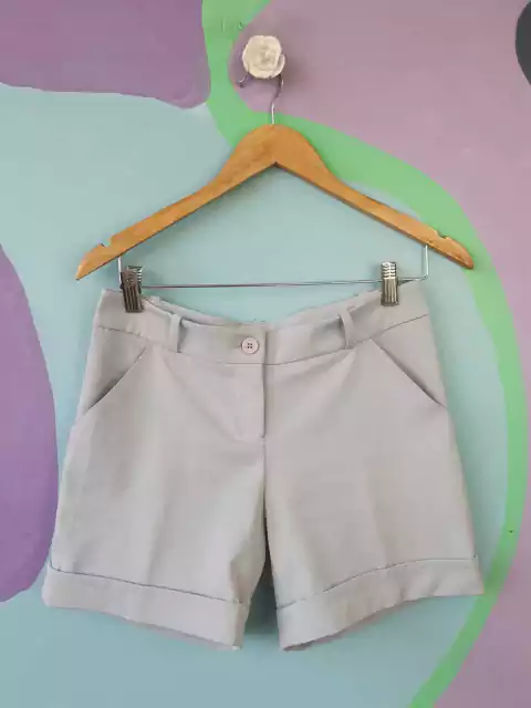 Bermuda Alfaiataria Gris