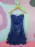 Vestido Paetês Tafetá - comprar online