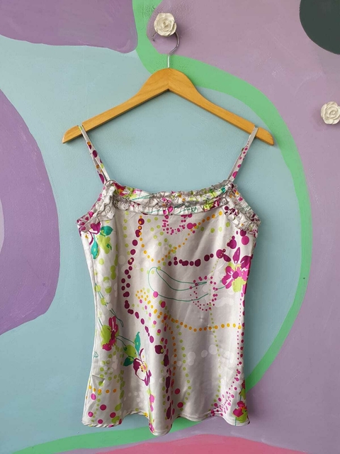 Blusa Alça Acetinada Billie