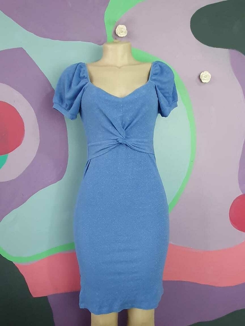 Vestido Canelado Dolce Vita