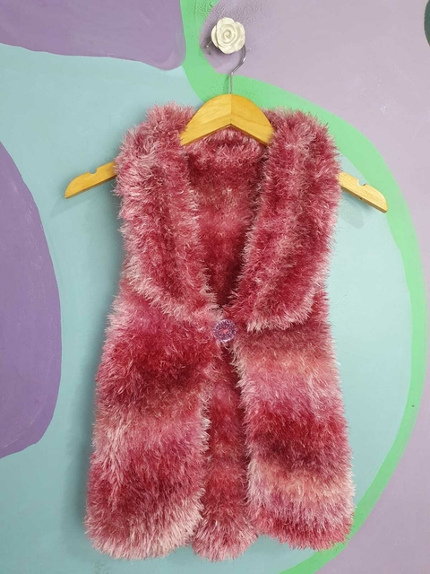 Colete Pelinhos Rosa