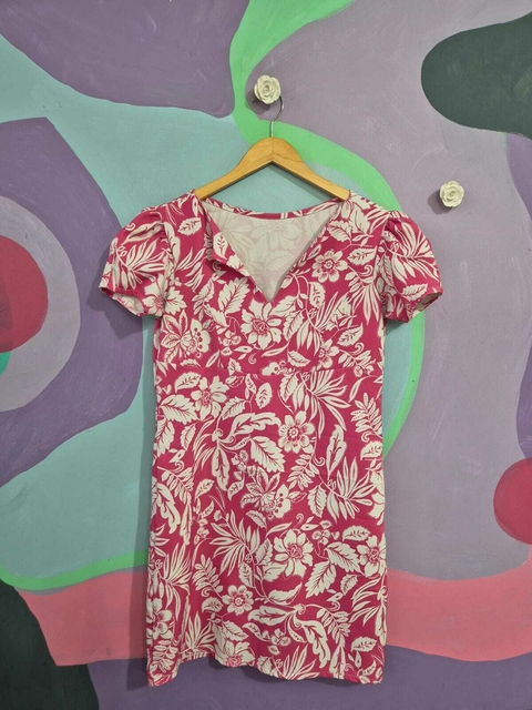 Vestido Rosa Floral