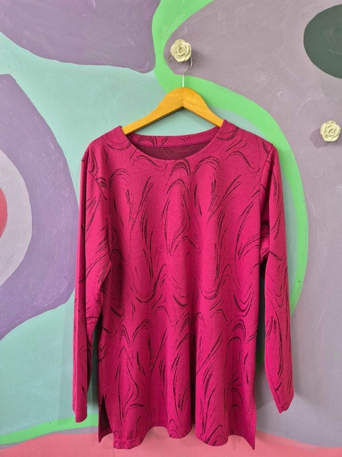 Blusa Tùnica Fúcsia - comprar online