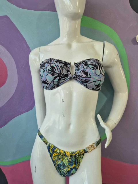 Biquini Cortininha Argolas - comprar online