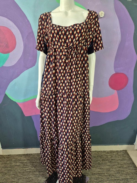 Vestido Longo Passarinhos - comprar online