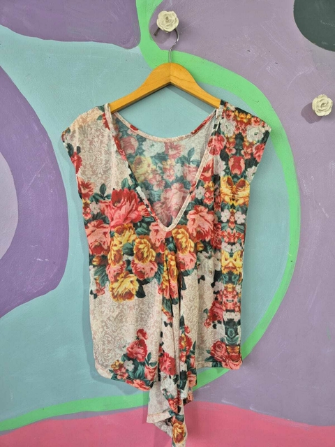 Bata Floral Ponto Cruz - comprar online