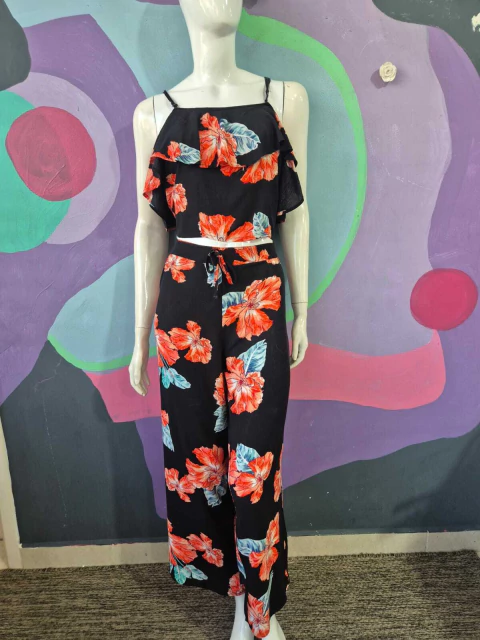 Conjunto Floral Pantalona - comprar online