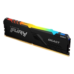 Memoria Kingston Fury Beast RGB DDR4 8GB 2666MHz para computadoras desktop