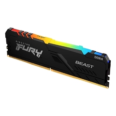 Memoria Kingston Fury Beast RGB DDR4 8GB 3733 MHz para computadoras desktop