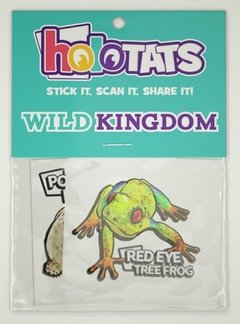 HoloTats Wild Kingdom Augmented Reality Temporary Tattoos (Set de 6 tatoo temporal en realidad aumentada )