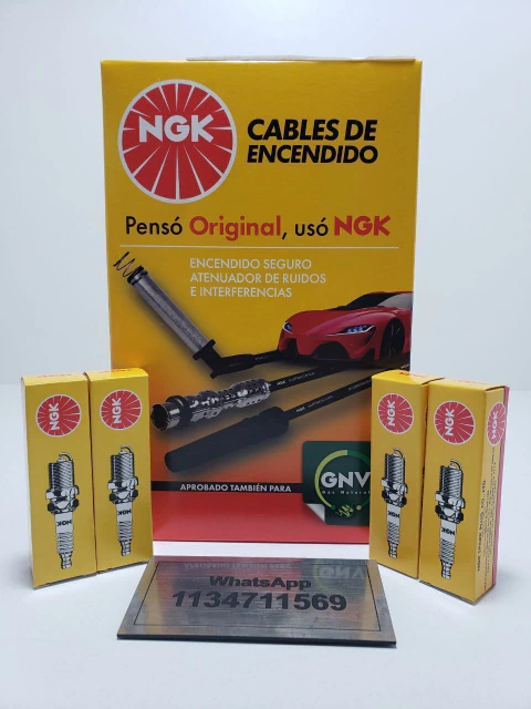 Kit Cables y bujias NGK para Chevrolet Astra 1.8 8V & 2.0 8V Vectra 2.0 8V Zafira 2.0 8V