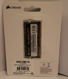 Memoria Sodimm ddr3 Corsair 4gb 1333 mhz CMSO4GX3M1C1333C9 Valueselect