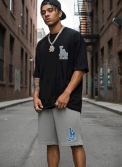 Bermuda moletinho rap power l a dogers na internet