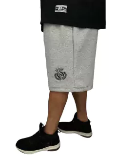 Bermuda rap power moletinho bordado - comprar online