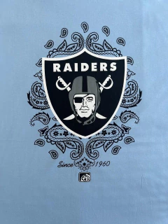 Camiseta rap power oversized Raiders - Rap Power