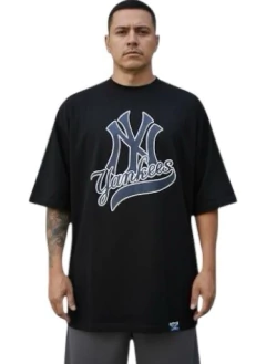 Camiseta rap power oversized NY yankees - comprar online