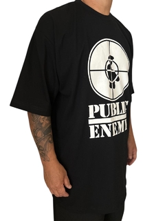Camiseta rap power oversized public enemy na internet