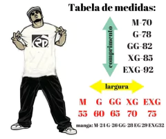 Camiseta rap power oversized lisa basica - Rap Power