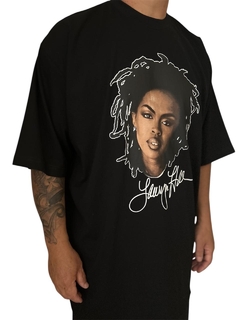 Camiseta rap power oversized lauryn hill - comprar online
