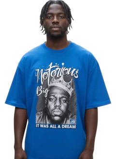 Camiseta rap power oversized notorious big na internet
