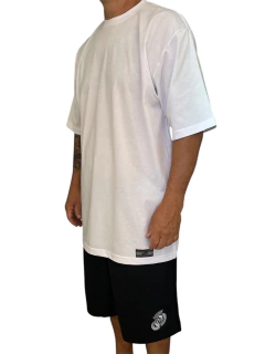 Camiseta rap power oversized lisa basica