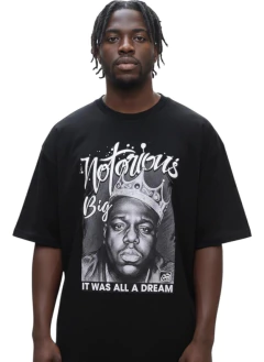 Camiseta rap power oversized notorious big - Rap Power