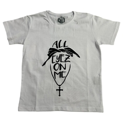 Camiseta infantil rap power Tupac - loja online