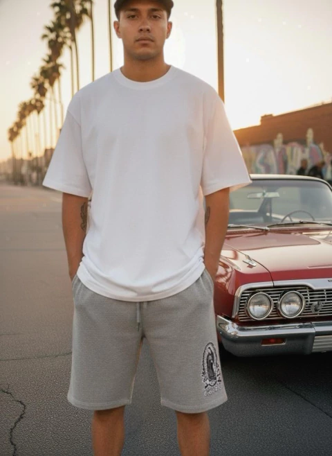 Bermuda moletinho rap power guadalupe - comprar online