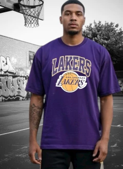 Camiseta Los Angeles Lakers rap power oversized - comprar online