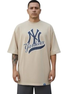 Camiseta rap power oversized NY yankees na internet