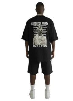 Camiseta oversized rap power Tupac na internet