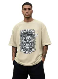 Camiseta eight ball oversized smile now - loja online