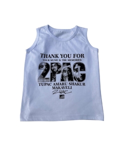 Regata infantil rap power Tupac - comprar online