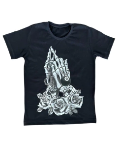 Camiseta infantil respect belief na internet