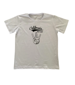 Camiseta rap power infantil west side california - Rap Power