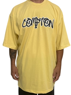 Imagem do Camiseta rap power oversized compton grafite