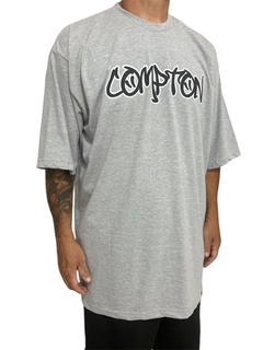 Camiseta rap power oversized compton grafite - comprar online