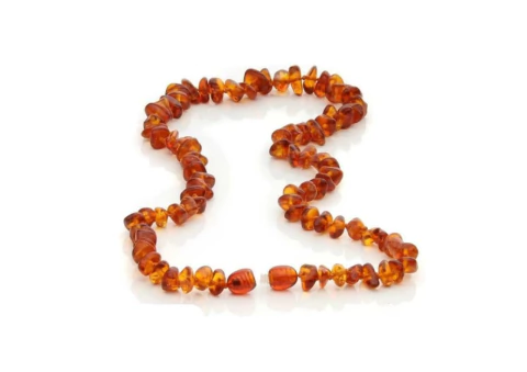 Collar De Escallas Premium De Ámbar