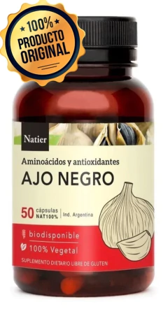 AJO NEGRO 50 caps NATIER