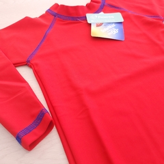Remeras manga larga con protección uv nena y nene - Pececitos