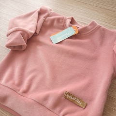 Buzos de plush beba rosa - tienda online