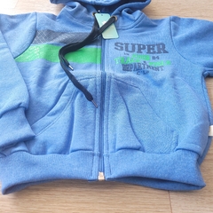 Campera frizada estampada niño- talle 4 al 16 en internet