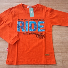 Remera roja Ride Talles 4 al 16