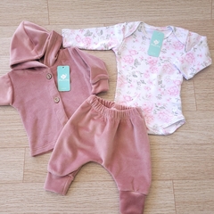 Conjuntito de plush bebe Rosa en internet