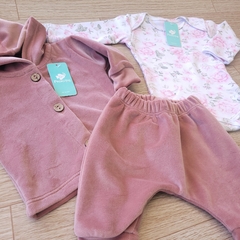 Conjuntito de plush bebe Rosa - comprar online