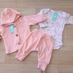 Conjuntito de plush beba Rosa - tienda online