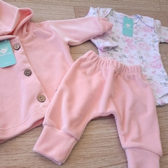 Conjuntito de plush beba Rosa - Pececitos